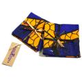 Set of 4 Dutch Wax Cloth Wine Coasters (Indego Africa)