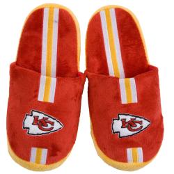 Kansas City Chiefs Striped Slide Slippers