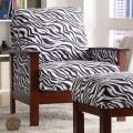 Hills Black/ White Zebra Print Chair