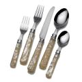 To find out more about mikasa Brearley read this blog Mikasa Ivory 20-piece Acrylic Handle Flatware Set