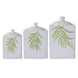 Corelle 'Bamboo Leaf'  3-piece Canister Set