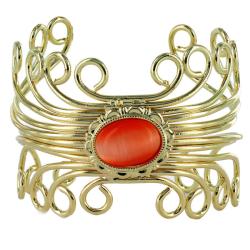 Goldtone Cat's Eye Bracelet