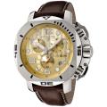 Swiss Legend Men's Scubador Brown Leather Chronograph Watch