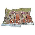 Set of 2 Cotton Batik 'Father and Son' Cushion Covers (Thailand)