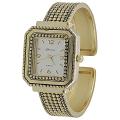Geneva Women's 'Platinum' Beaded Cuff Watch