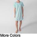 Happie Brand Women's High Waist Dotted Nightgown