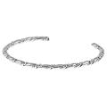 Sterling Silver Twist Baby Cuff Bracelet