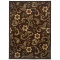 Meaningful problem solver for rug Floral Brown Floral Rug (8'2 x10')