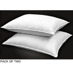 Three-density 233 Thread Count Feather/ Down Fiber Pillows (Set of 2)