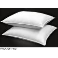 Three-density 233 Thread Count Feather/ Down Fiber Pillows (Set of 2)