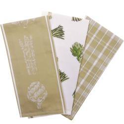Vegetable Print Kitchen Towel (Pack of 3)