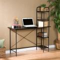 Few facts about Large Office desk Crescent Black Metal Work Station