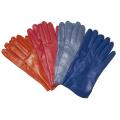 Womens Italian Made Cashmere Lined Leather Gloves