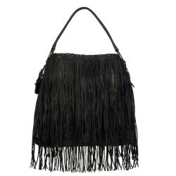 Prada Camouflage Fringe Hobo