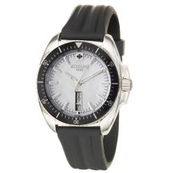 Zodiac Women's 'Racer' Stainless Steel and Rubber Quartz Watch