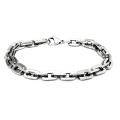 Titanium Classic Rectangular Double Link Bracelet (7 mm)