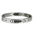 Stainless Steel Men's 1/4ct TDW Black Diamond Bracelet