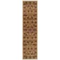 Indoor Beige Oriental Rug (1'10 x 7'6)