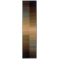 Indoor Brown Stripe Rug (1'10 x 7'6)
