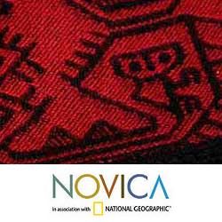 'Paracas Treasure' Alpaca Wool Blanket (Peru)