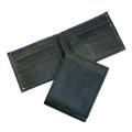 Recycled Plastic Black Aamir Bi-fold Wallet (India)