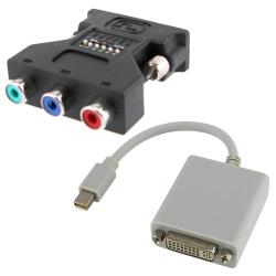 Mini DisplayPort to DVI Adapter/ DVI to HDTV Component Adapter