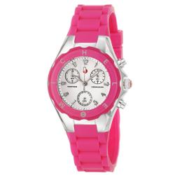 Michele Women's 'Tahitian Jelly Beans' Fuchsia Silicon Quartz Watch