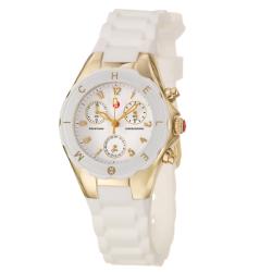 Michele Women's 'Tahitian Jelly Beans' White Silicon Quartz Watch