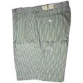Vardon Men's Blue/ White/ Green Stripe Golf Shorts