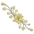 Stainless Steel 'Bouquet' Freshwater Pearl Brooch (8 mm) (Thailand)