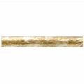 SomerTile 1x8-in Marbleized Moldura Pencil Ceramic Trim Tile (Pack of 12)