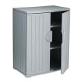 Iceberg Officeworks Short Charcoal Office Storage Cabinet