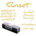Sizzix Sizzlits Sunset Value Alphabet Set