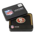 San Francisco 49ers Men's Black Leather Tri-fold Wallet