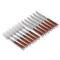 Laguiole Select Hardwood 12-piece Steak Knife/ Fork Set