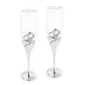 Double Heart 'Our Moment' Champagne Toasting Flutes (Set of 2)