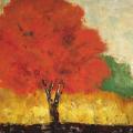 'Stately Tree' Acrylic Canvas Art