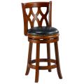 Valencia Cherry Triple Crossback 24-inch Counter Stool