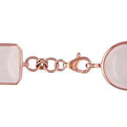 14k Pink Gold Multi-gemstone Bracelet
