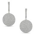 18k White Gold 2 3/5ct TDW Diamond Earrings (G-H, SI1-SI2)