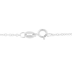 Sterling Silver Garnet and Diamond Accent Necklace