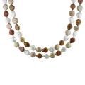 New York Pearls Multi-colored FW Coin Pearl Endless 50-inch Necklace (10-11 mm)