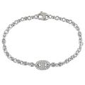 18k White Gold 3/4ct TDW Diamond Bracelet (G-H, SI1-SI2)