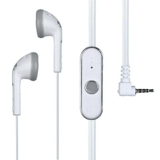 Premium White Handsfree Headset
