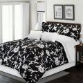 Alberta Black/ White 6-piece King-size Comforter Set