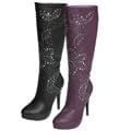Liliana by Adi Women's 'Connie' Stud Embellished Stiletto Boots