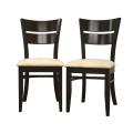 Grace Brown Wood Dining Chairs (Set of 2)