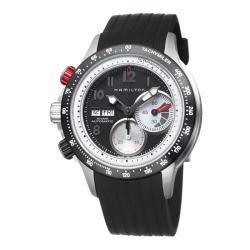 Hamilton Men's 'Khaki Aviation' Stainless Steel and Rubber Watch.