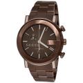 Gucci Men's '101 G-Chrono' Brown Face Chronograph Watch