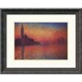 Claude Monet 'Dusk, Sunset in Venice, 1908' Framed Art Print